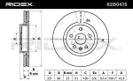 RIDEX Тормозной диск 82B0615