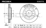 RIDEX Piduriketas 82B0712