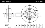 RIDEX Piduriketas 82B0726