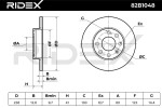 RIDEX Piduriketas 82B1048