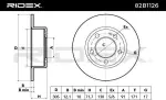 RIDEX Тормозной диск 82B1126