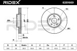 RIDEX Piduriketas 82B1669