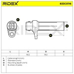 RIDEX Andur, väntvõll 833C0116