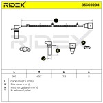 RIDEX Andur,  väntvõll 12V 833C0208