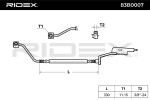 RIDEX Pidurivoolik 83B0007