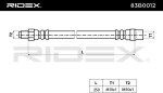 RIDEX Pidurivoolik 83B0012
