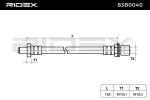 RIDEX Pidurivoolik 83B0040