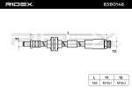 RIDEX Pidurivoolik 83B0146