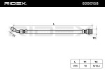 RIDEX Pidurivoolik 83B0158