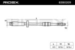 RIDEX Pidurivoolik 83B0209