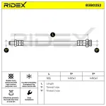 RIDEX Pidurivoolik 83B0252