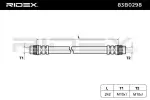 RIDEX Pidurivoolik 83B0298