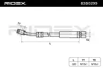 RIDEX Pidurivoolik 83B0299