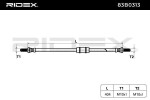 RIDEX Pidurivoolik 83B0313