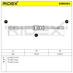 RIDEX Pidurivoolik 83B0364