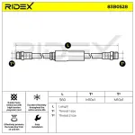 RIDEX Pidurivoolik 83B0528