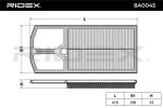 RIDEX Õhufilter 8A0045