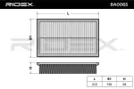 RIDEX Õhufilter 8A0065