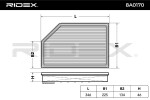 RIDEX Õhufilter 8A0170