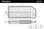 RIDEX Õhufilter 8A0201