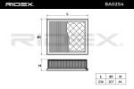 RIDEX Õhufilter 8A0254