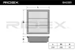 RIDEX Õhufilter 8A0381
