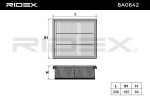 RIDEX Õhufilter 8A0642