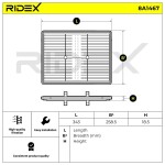 RIDEX Õhufilter 8A1467