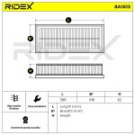 RIDEX Õhufilter 8A1613