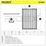 RIDEX Kütusefilter 9F0033