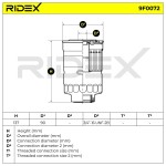 RIDEX Kütusefilter 9F0072