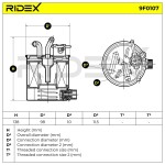 RIDEX Kütusefilter 9F0107