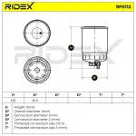 RIDEX Kütusefilter 9F0112