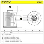 RIDEX Kütusefilter 9F0167