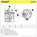 RIDEX Kütusefilter 9F0237