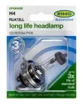 H4 60/55W 12V Ring блистер упаковка LONGLIFE, гарантия 3 года