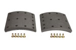 ROULUNDS RL001850N10A8 / drum brake pad covers front/rear (410x175. 1st overall dimension)