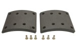 ROULUNDS RL201300S8 / drum brake pads front/rear (410x160. standard)