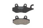RMS RMS 22 510 0580 / brake pads front, intended for use: road, material: organic, 42x77.4-97x9mm fits: kymco vitality 50 2004-2010