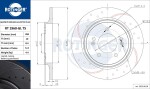 ROTINGER Piduriketas GRAPHITE DRILLED & SLOTTED PLUS RT 1960-GL T5
