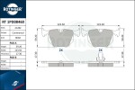 ROTINGER Piduriklotsi komplekt,  ketaspidur RT 1PD08460