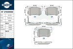 ROTINGER Piduriklotsi komplekt,  ketaspidur RT 1PD09480