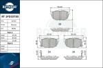 ROTINGER Piduriklotsi komplekt,  ketaspidur RT 1PD10730