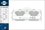 ROTINGER  Piduriklotsi komplekt,ketaspidur RT 1PD11070