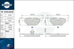 ROTINGER Piduriklotsi komplekt,  ketaspidur RT 1PD14230