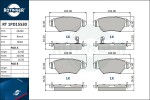ROTINGER Piduriklotsi komplekt,  ketaspidur RT 1PD15530