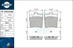 ROTINGER Piduriklotsi komplekt,  ketaspidur RT 1PD16180