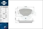 ROTINGER Piduriklotsi komplekt,  ketaspidur RT 1PD16820