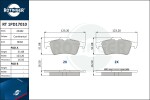 ROTINGER Piduriklotsi komplekt,  ketaspidur RT 1PD17010