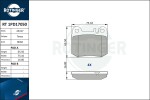 ROTINGER Piduriklotsi komplekt,  ketaspidur RT 1PD17050